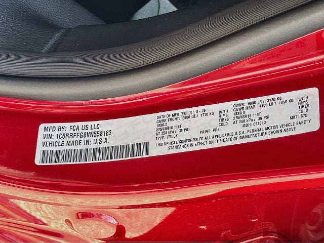 2027 RAM 1500 Big Horn/Lone Star