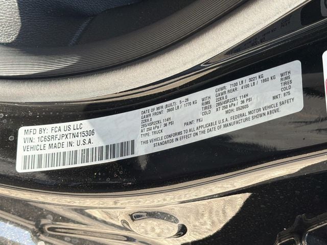 2026 RAM 1500 Laramie