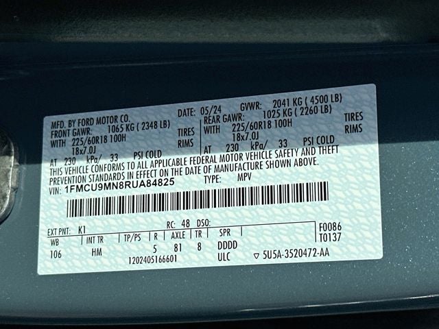2024 Ford Escape ST-Line
