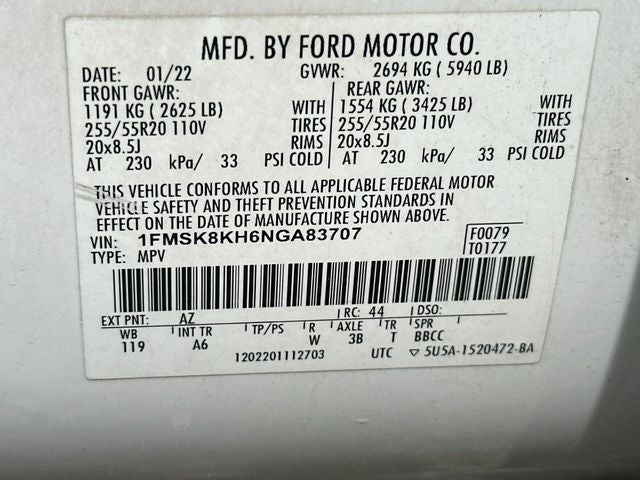 2022 Ford Explorer ST-Line
