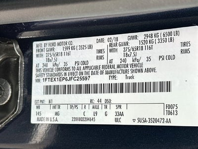 2018 Ford F-150 XLT