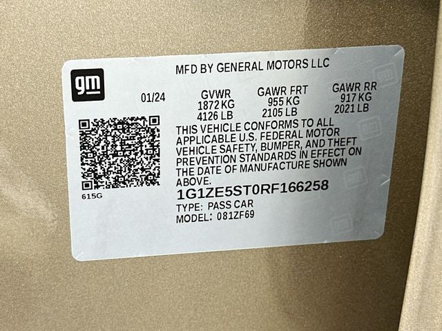 2024 Chevrolet Malibu LT 2LT