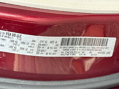 2018 Chrysler Pacifica Touring L Plus