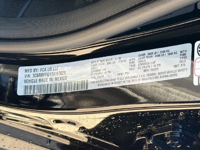 2026 RAM 1500 Big Horn/Lone Star
