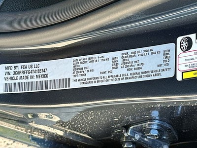 2026 RAM 1500 Big Horn/Lone Star