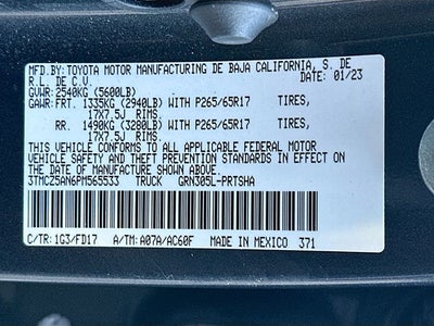 2023 Toyota Tacoma TRD Sport V6