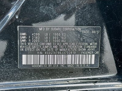 2018 Subaru Impreza 2.0i Limited