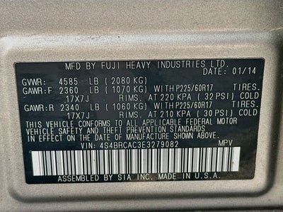 2014 Subaru Outback 2.5i