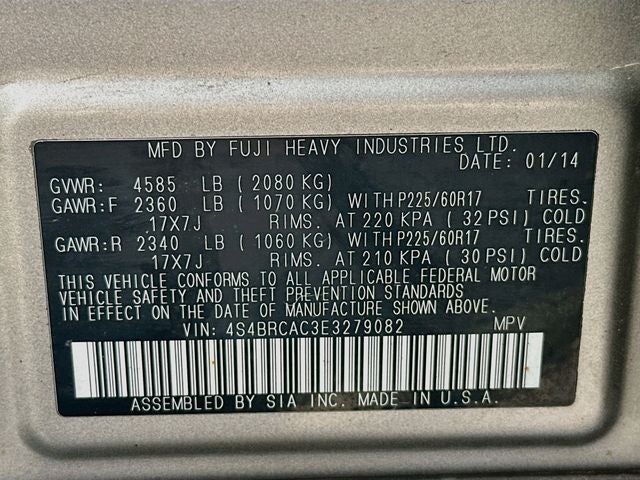 2014 Subaru Outback 2.5i
