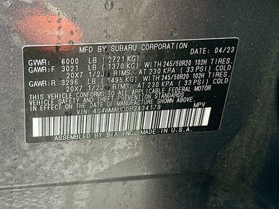 2023 Subaru Ascent Limited CLEAN CARFAX ONE OWNER