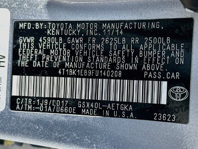 2015 Toyota Avalon XLE