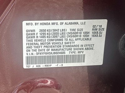 2018 Honda Pilot EX-L