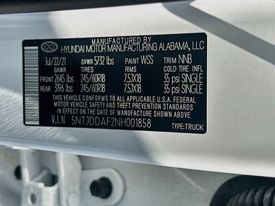 2022 Hyundai Santa Cruz SEL Premium