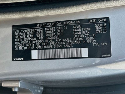 2018 Volvo XC60 T5 Momentum