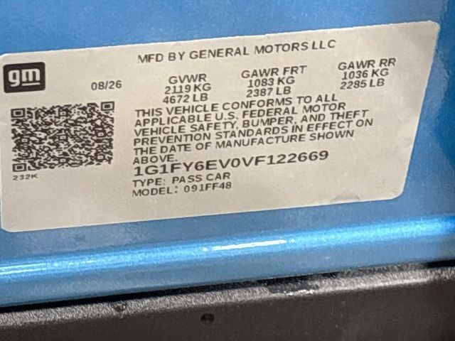 2027 Chevrolet Bolt EV LT