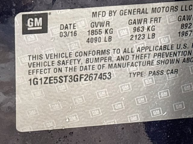 2016 Chevrolet Malibu LT W/ ONLY 17K MILES!
