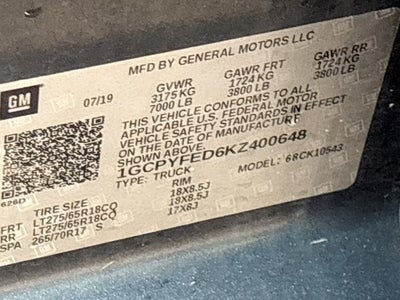 2019 Chevrolet Silverado 1500 LT Trail Boss 5.3L W/ Z71 OFFROAD PKG