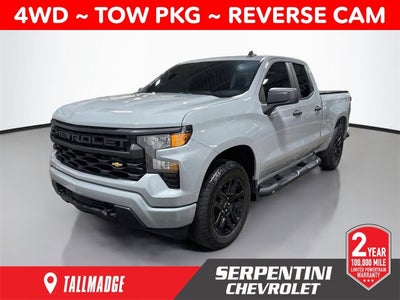 2025 Chevrolet Silverado 1500 Custom CLEAN CARFAX + TOW PKG