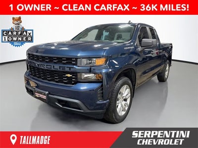 2019 Chevrolet Silverado 1500 Custom 1 OWNER!!