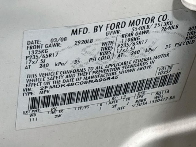 2008 Ford Edge SEL