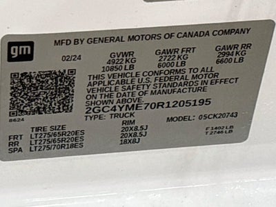 2024 Chevrolet Silverado 2500HD Custom 1 OWNER CLEAN CARFAX!