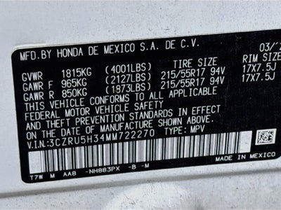 2021 Honda HR-V LX W/ CARPLAY
