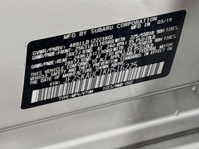 2019 Subaru Forester Limited W/ HTD SEATS + NAV!