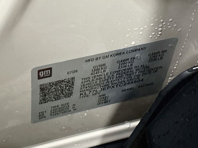 2026 Chevrolet Trax 2RS