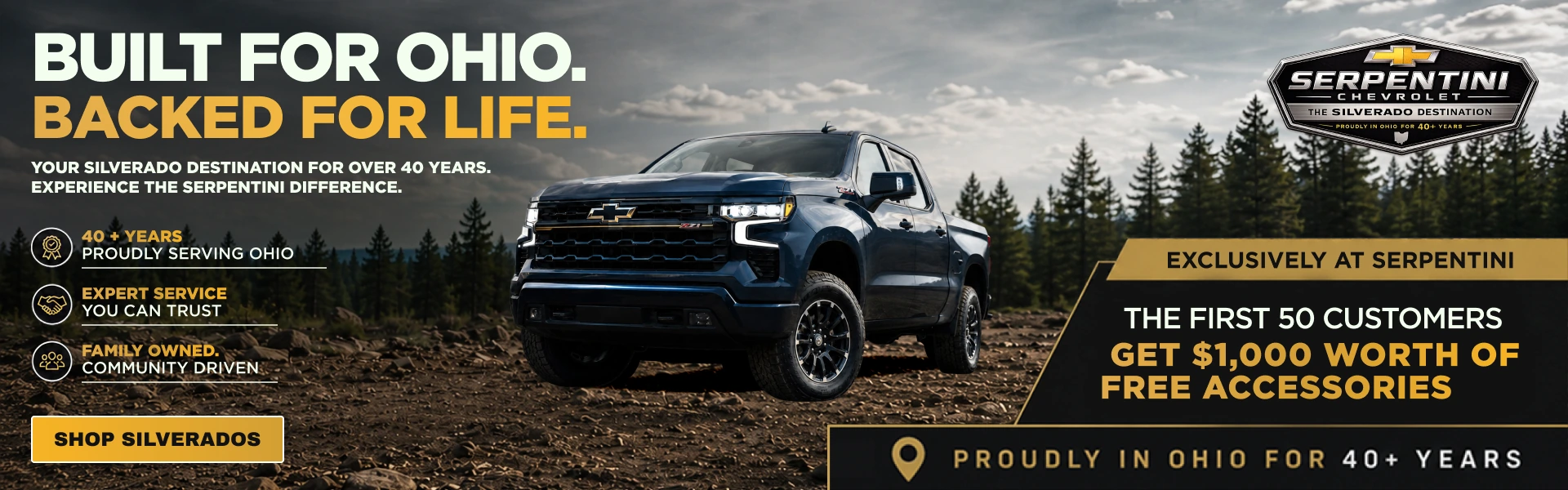 Shop Silverados at Serpentini Auto Group in Middleburg Heights