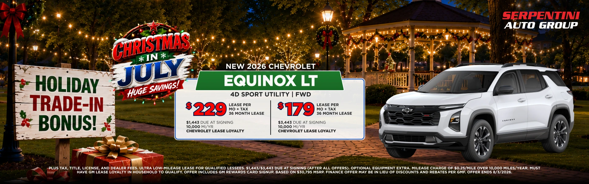 New 2026 Chevrolet Equinox LT at Serpentini Auto Group in Middleburg Heights OH