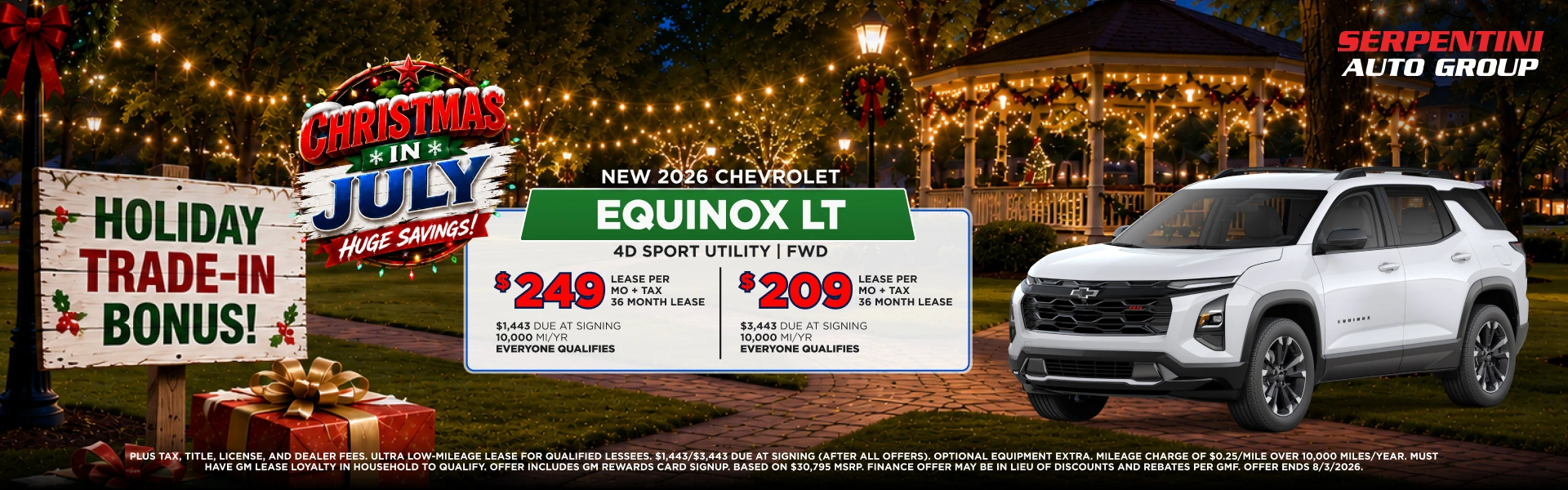 New 2026 Chevrolet Equinox LT at Serpentini Auto Group in Middleburg Heights OH